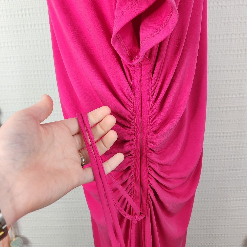 Lane Bryant Ruched Jersey Midi Dress - Picture 7 of 11